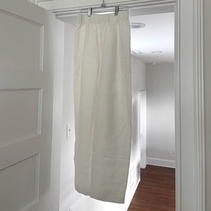 Elizabeth Suzann White Linen Andy Trousers NWOT
